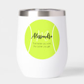 Tennisball individuelle Name & Text (Rückseite)