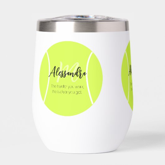 Tennisball individuelle Name & Text (Vorderseite)