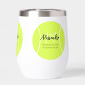 Tennisball individuelle Name & Text (Rückseite)