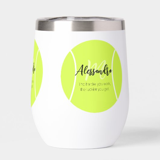 Tennisball individuelle Name & Text (Rückseite)