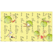 Tennisball ist besser auf dem Platz Tischdecke (Vorderseite (Horizontal))