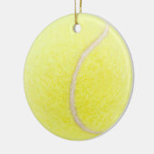 Tennisball Keramik Ornament (Links)