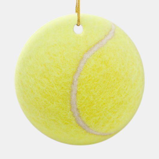 Tennisball Keramik Ornament (Hinten)