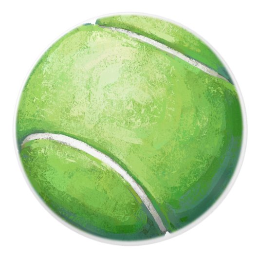 Tennisball Keramikknauf (Vorderseite)