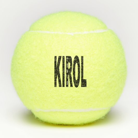 Tennisball KIROL TENIS BASQUE Tennisbälle (Vorderseite)