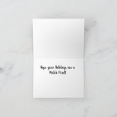 Tennisball-Klappkarte Karte (Innenseite)