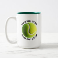 Tennisball & Kleiner Text HUNTER GRÜN 425ml Custom