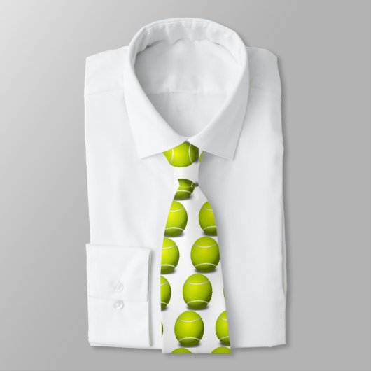 Tennisball Krawatte (Gebunden)