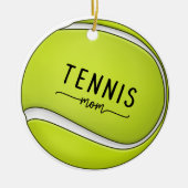 Tennisball Mama Mutter Mommy Mama Keramik Ornament (Vorne)