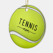Tennisball Mama Mutter Mommy Mama Keramik Ornament (Links)