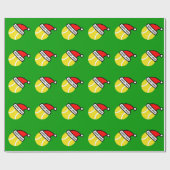 Tennisball mit geschenkpapier (Flach)