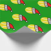 Tennisball mit geschenkpapier (Ecke)