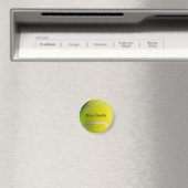 Tennisball mit Ihrem Namen Magnet (In Situ (Geschirrspüler))