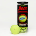 Tennisball mit Personalisiertem Namen Tennisbälle<br><div class="desc">Custom Tennis Balls. Geburtstag. Jahrestag.</div>