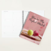 Tennisball mit rotem Herz Planer (Anzeige)