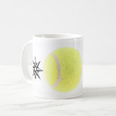 Tennisball, Morning-Star! Kaffeetasse (Vorderseite Links)