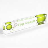 Tennisball Namensplakette