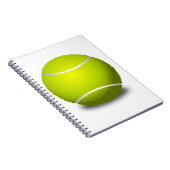 Tennisball Notizblock (Rechte Seite)