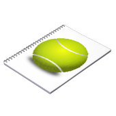 Tennisball Notizblock (Linke Seite)