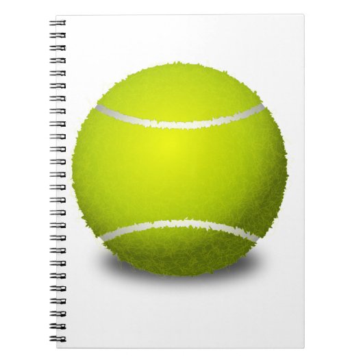 Tennisball Notizblock (Vorderseite)