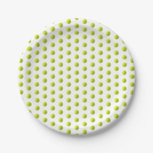 Tennisball-Pappteller Pappteller