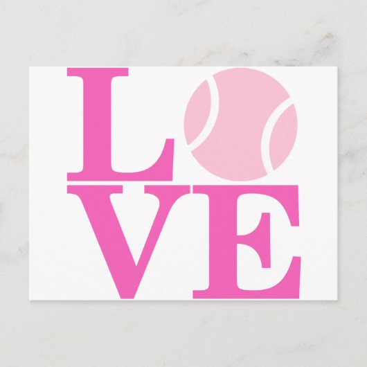 Tennisball Postkarte (Vorderseite)