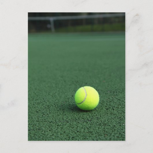 Tennisball Postkarte (Vorderseite)