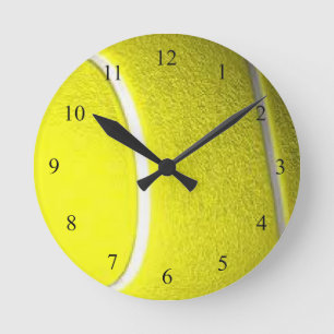 Tennisball Runde Sportmauer Uhr