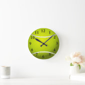 Tennisball Runde Wanduhr (Zuhause)