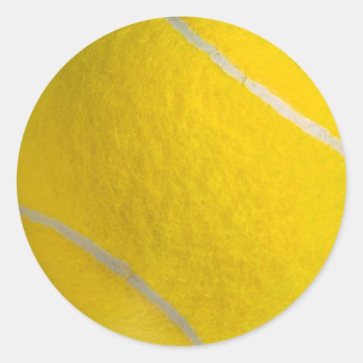 Tennisball Runder Aufkleber (Vorderseite)