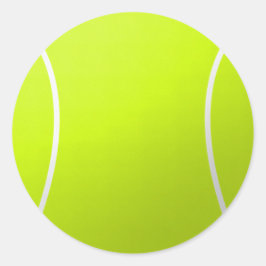 Tennisball-Rundkleber für Dekoration/Partys Runder Aufkleber