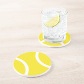 Tennisball Sandsteindrink Untersetzer (Seite)