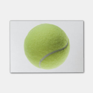 Tennisball-Schablone trägt Tennisbälle zur Schau Post-it Klebezettel