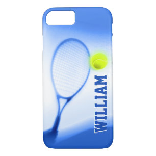 Tennisball-Schlägersport blauer iPhone-Fall iPhone 8/7 Hülle