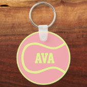 Tennisball Schlüsselkette - Passen Sie es an! Schlüsselanhänger (Vorderseite)