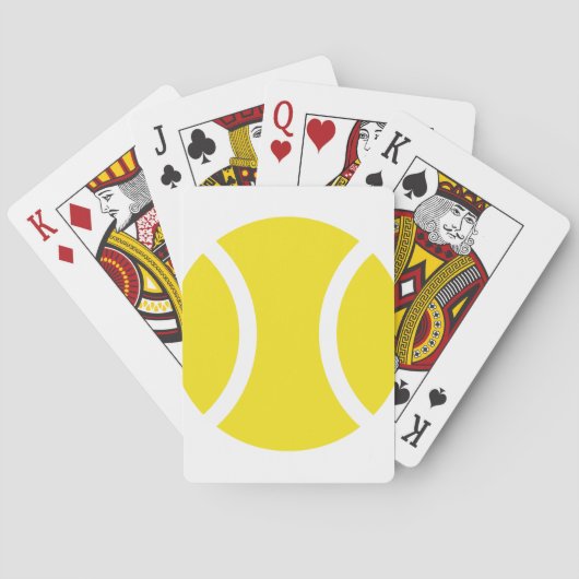 Tennisball Spielkarten (Rückseite)