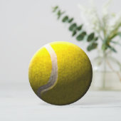 Tennisball-Themenkreis Party Einladungen (Stehend Vorderseite)