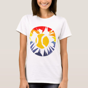Tennisball-Tie-Break-T-Shirt für Frauen und Mädche T-Shirt