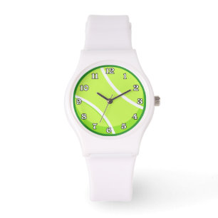 Tennisball-Uhr-Gesicht Armbanduhr