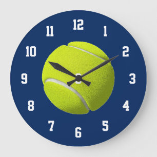 Tennisball-Uhr Große Wanduhr