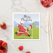 Tennisball und der Weihnachtsmann zum Party Serviette (Beispiel)