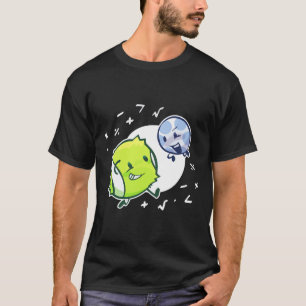 Tennisball- und Golfball-Duo-Math T-Shirt