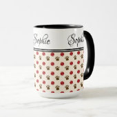 Tennisball und Paws Tasse (VorderseiteRechts)