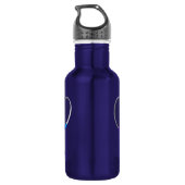 Tennisball und Rackets Edelstahlflasche (Rückseite)