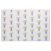 Tennisball und Rackets Stoff (Fat Quarter (45,7 x 55,9 cm))