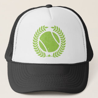 Tennisball und Tennis-Team Vintage-Design Truckerkappe