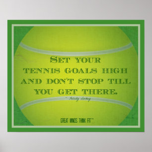 Tennisball und Zitat 2004 Poster