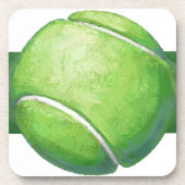 Tennisball Untersetzer (Vorderseite)