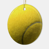 Tennisball-Verzierung Keramik Ornament (Links)
