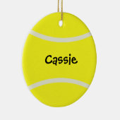 Tennisball-Verzierung Keramik Ornament (Rechts)